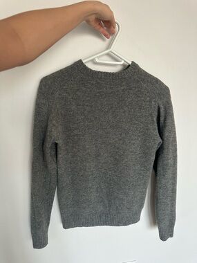 Cozy Gray Crewneck Sweater